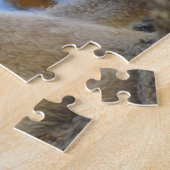 スマイル。ボツワナ・ベルベット・モンキー。 ジグソーパズル (側面)