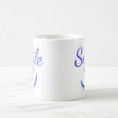 スマイル – ポジティブさと幸福を広める コーヒーマグカップ (中央)