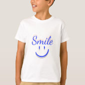 スマイル – ポジティブさと幸福を広める Tシャツ (正面)