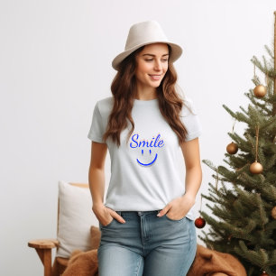 スマイル – ポジティブさと幸福を広める Tシャツ