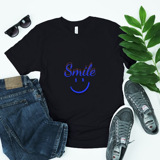 スマイル – ポジティブさと幸福を広める Tシャツ