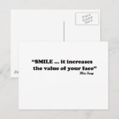スマイル ポストカード (正面/裏面)