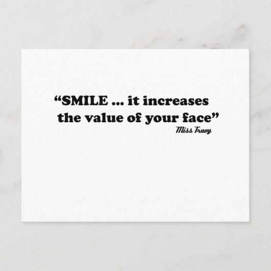 スマイル ポストカード (正面)