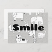 スマイル ポストカード (正面/裏面)