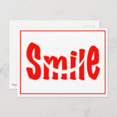 スマイル ポストカード (正面/裏面)