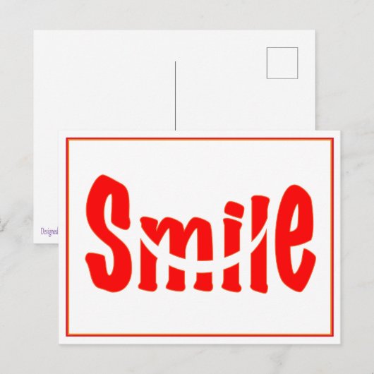 スマイル ポストカード (正面/裏面)