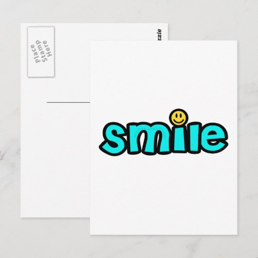スマイル ポストカード (正面/裏面)