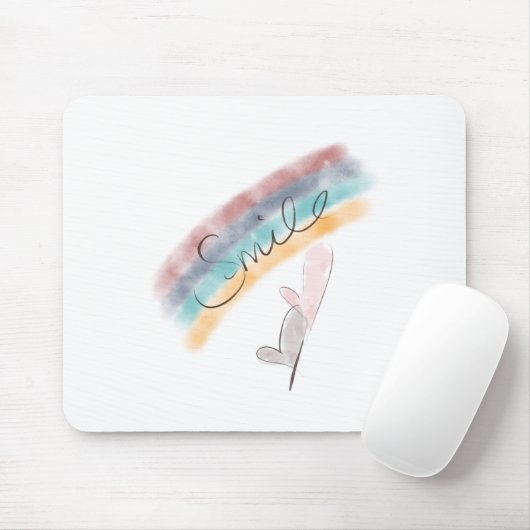 スマイル🙂 マウスパッド (マウス)