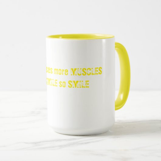 スマイル マグカップ (正面右)