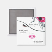 スマイル、モザイク、自信磁石 マグネット (正面/裏面)