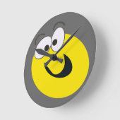 スマイル ラウンド壁時計 (傾斜)