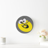 スマイル ラウンド壁時計 (ホーム)