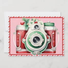 スマイル |ヴィンテージカメラのクリスマスフォトカード
