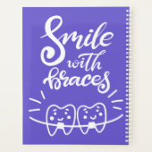 スマイル（中括弧付き） |笑顔の歯 プランナー手帳 (裏面)