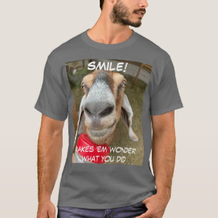 スマイル!彼らをあ疑問に思たことにする Tシャツ