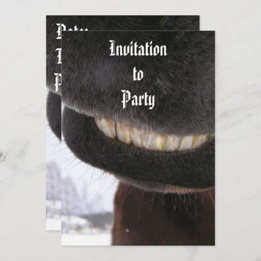 スマイル 招待状 (正面/裏面)