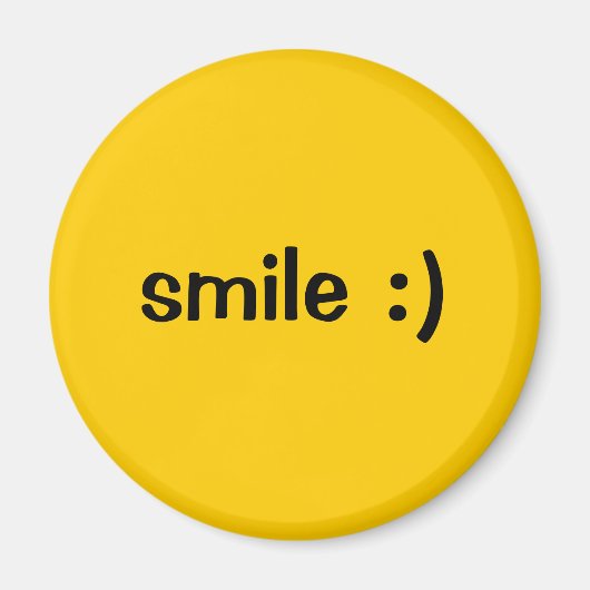 スマイル:)磁石 マグネット (正面)