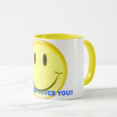 スマイル! 神は愛します!! マグカップ (正面右)