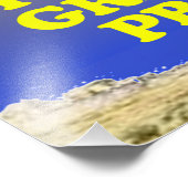 スマイル!神を賛美す素晴らしるもう一日だ！ フォトプリント            (角)