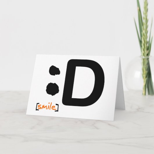 スマイル… 素晴らしいカード カード (正面)