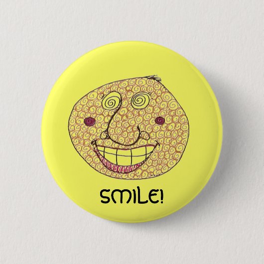 スマイル! 缶バッジ (正面)