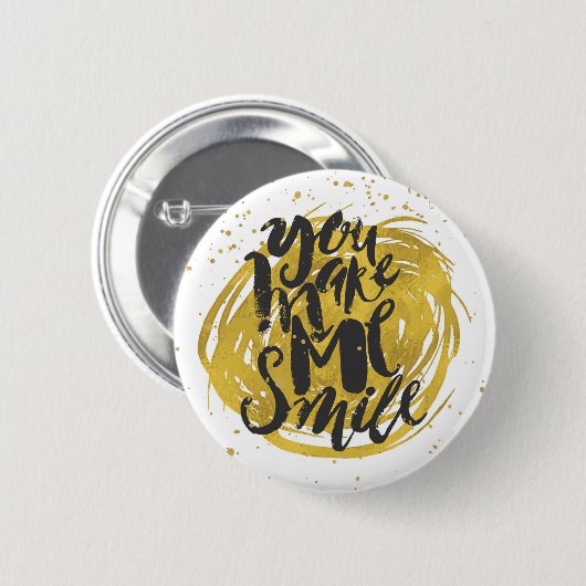 スマイル 缶バッジ (正面&裏面)