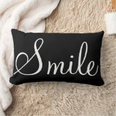 スマイル – 装飾枕 ランバークッション (ブランケット)