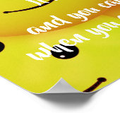 スマイル、親切を奨励する ポスター (角)