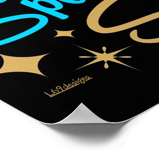 スマイル、輝き、輝やる気を起こさせるきインスパイア! ポスター (角)