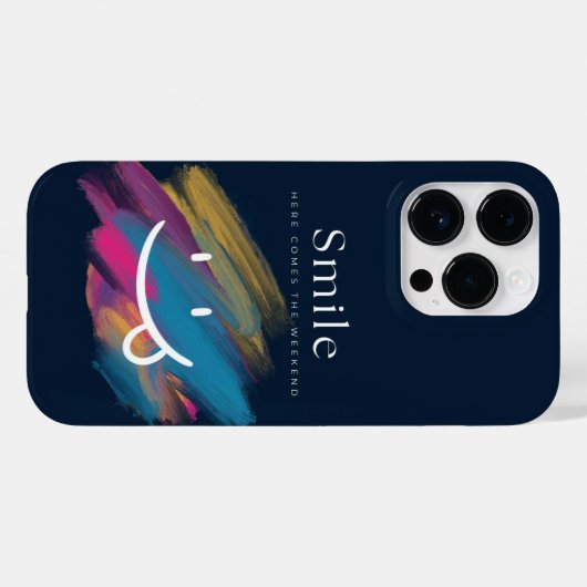 スマイル Case-Mate iPhoneケース (裏面 (横))