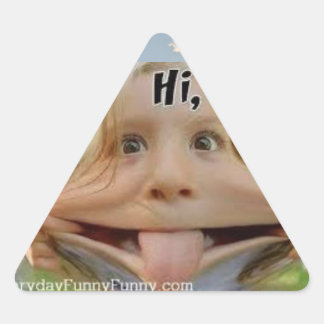 スマイル!:D 三角形シール