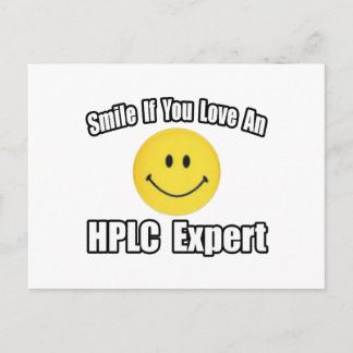 スマイル...HPLCの専門家を愛する ポストカード