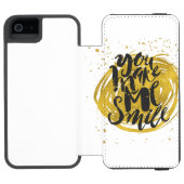 スマイル INCIPIO iPhoneウォレットケース (フォリオ Open)