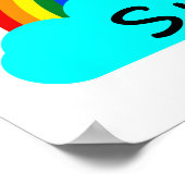 スマイル- LGBT Rainbow ポスター (角)