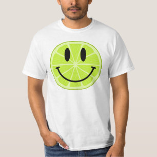 スマイルaライムスライス – 柑橘類フルーツ! tシャツ