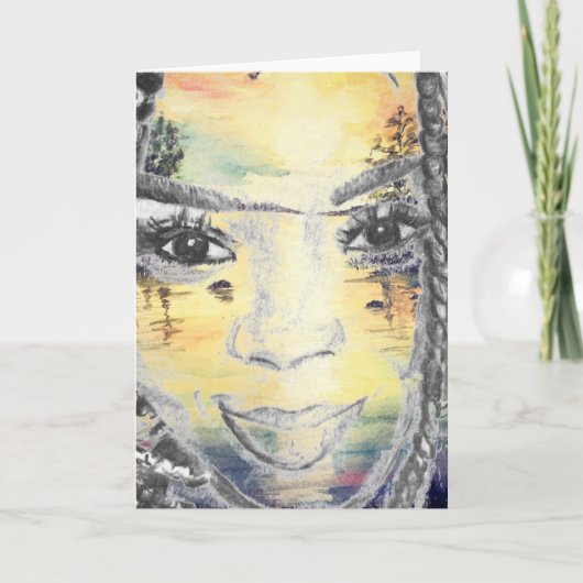 スマイルa日 – カー空白のド カード (正面)