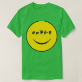 スマイルASLフィンガースペルインタープリタASL Tシャツ (デザイン正面)