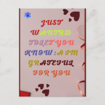 スマイルHAFEによるグリーティングカードによる感謝