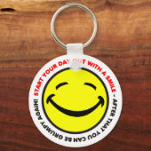 スマイルKeychainで一日を始める キーホルダー (正面)