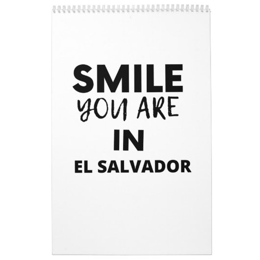 スマイルYOU IS IN EL SALVADOR カレンダー (カバー)