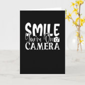 スマイルYoureオンカメラ カード (黄色い花)