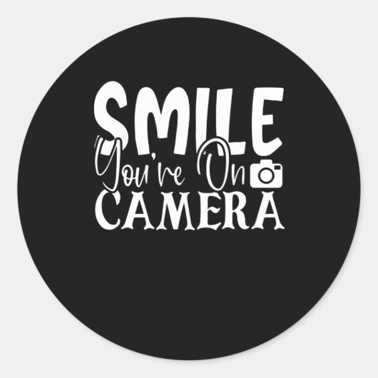 スマイルYoureオンカメラ ラウンドシール (正面)