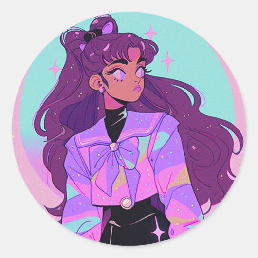 スマグアニメガール ラウンドシール (正面)