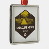スマグラーズノッチ州パークバーモント メタルオーナメント (右)