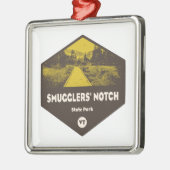 スマグラーズノッチ州パークバーモント メタルオーナメント (左)