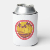スマザービーチ鍵ウエストヴィンテージビーチサンライズサーフ 缶クーラー (缶正面)