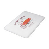 スマザービーチ鍵ウエストヴィンテージビーチサーフィン バスマット (アングル)