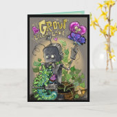 スマシューとブループを育てて愛して カード (黄色い花)