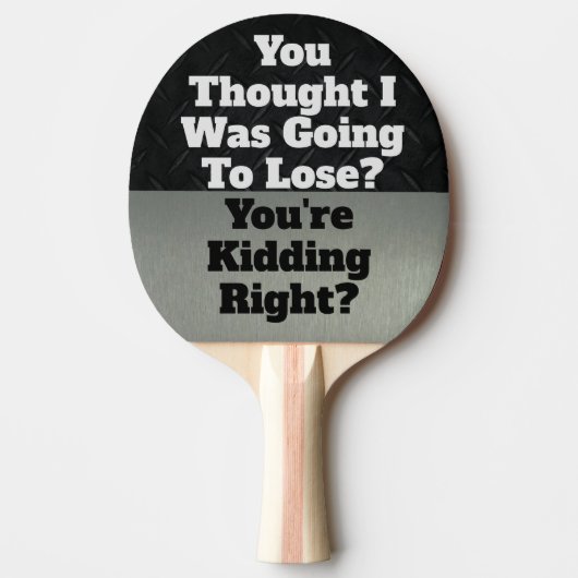 スマックおもしろいトーク引用文の失敗からくそスポーツ 卓球ラケット (正面)