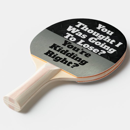 スマックおもしろいトーク引用文の失敗からくそスポーツ 卓球ラケット (正面アングル)